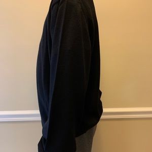 Nordstrom black merino wool sweater